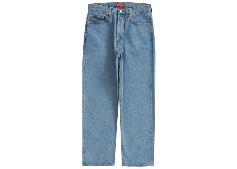 Supreme Baggy Jean Washed Indigo - SS22 Men's - US