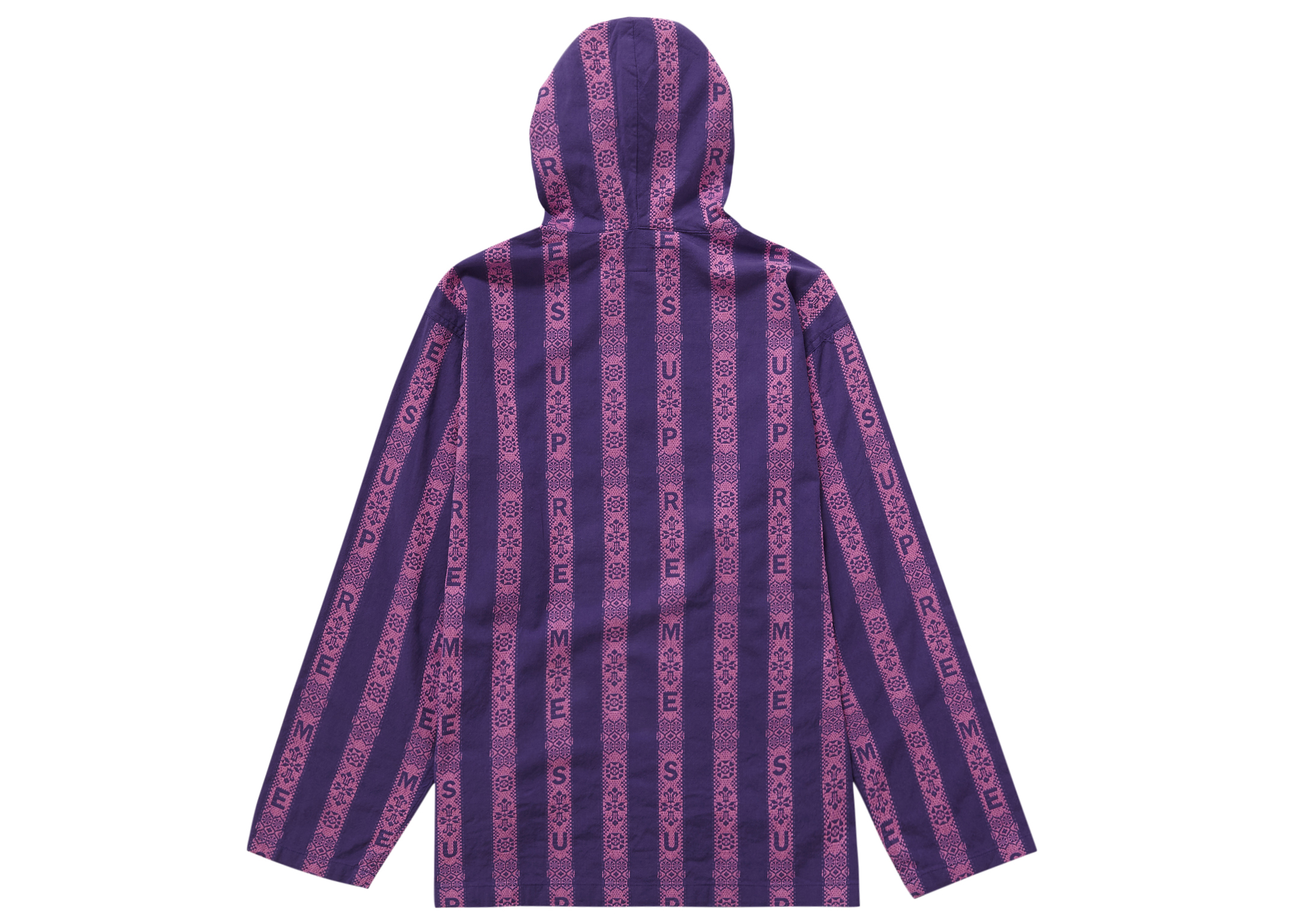 Supreme Baja Hooded Shirt Light Purple Men's - SS22 - US