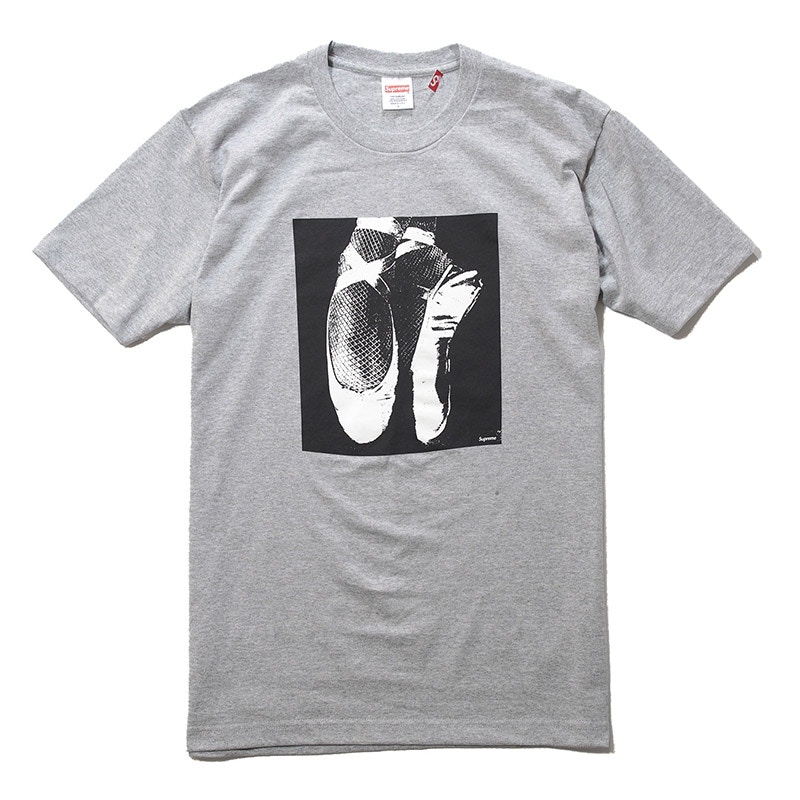 Supreme Ballerina Tee Heather Grey Men's - FW14 - US