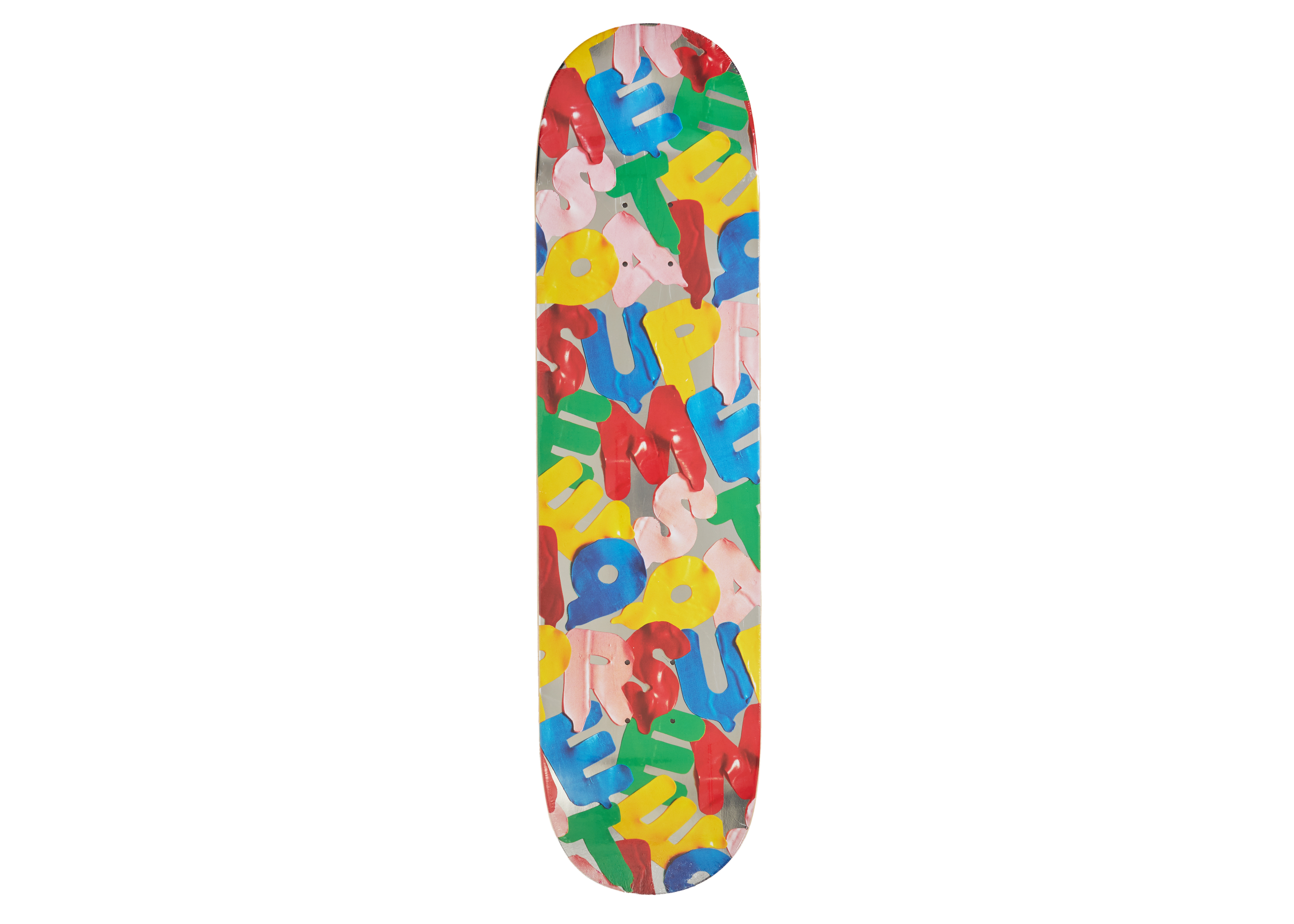 Supreme Balloons Skateboard Deck Silver
