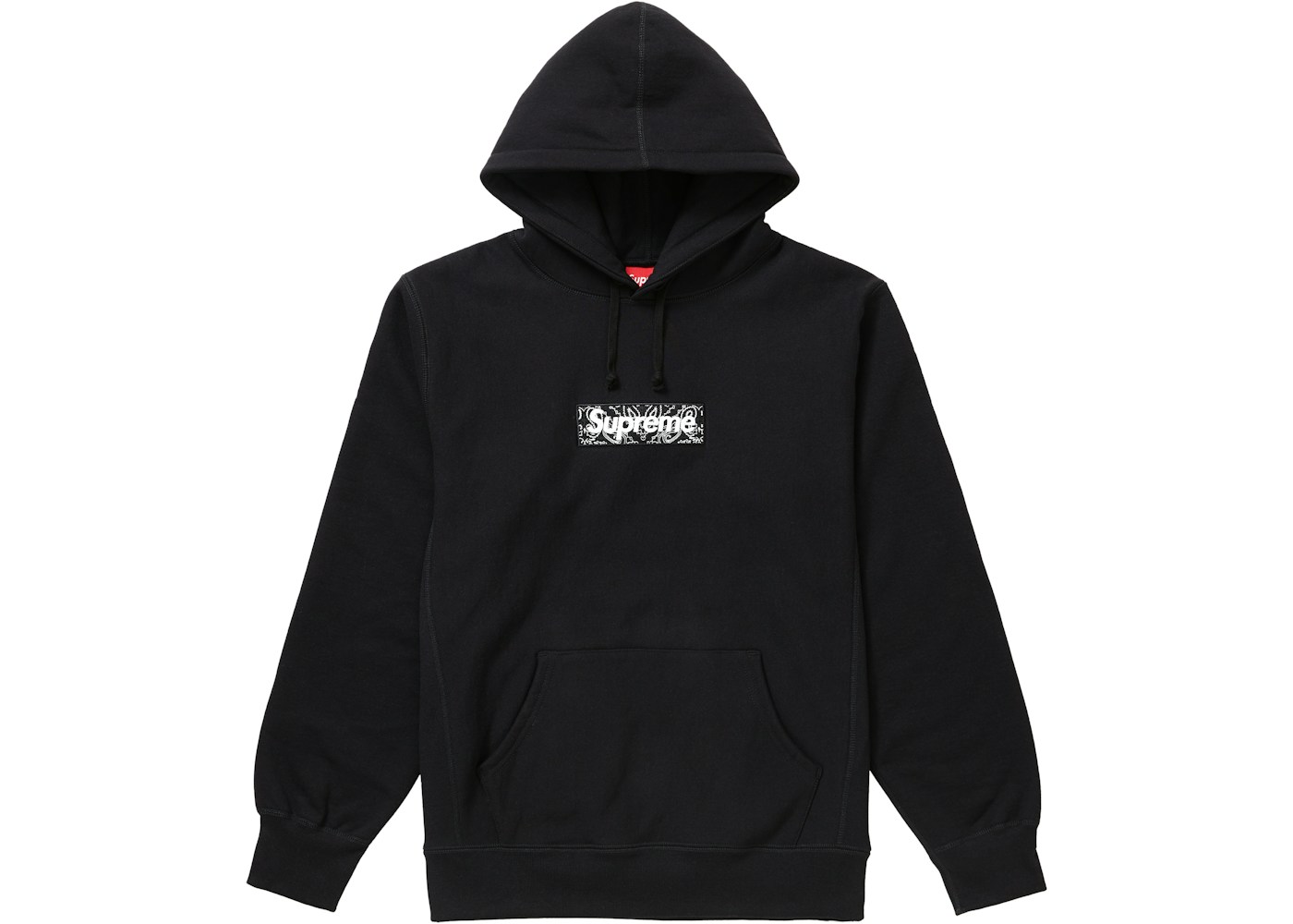 Supreme Bandana Box Logo Hooded Sweatshirt Black Fw19 Supreme Bandana Box Logo Hooded Sweatshirt Black Fw19