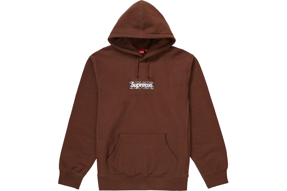 Supreme Bandana Box Logo Hooded Sweatshirt