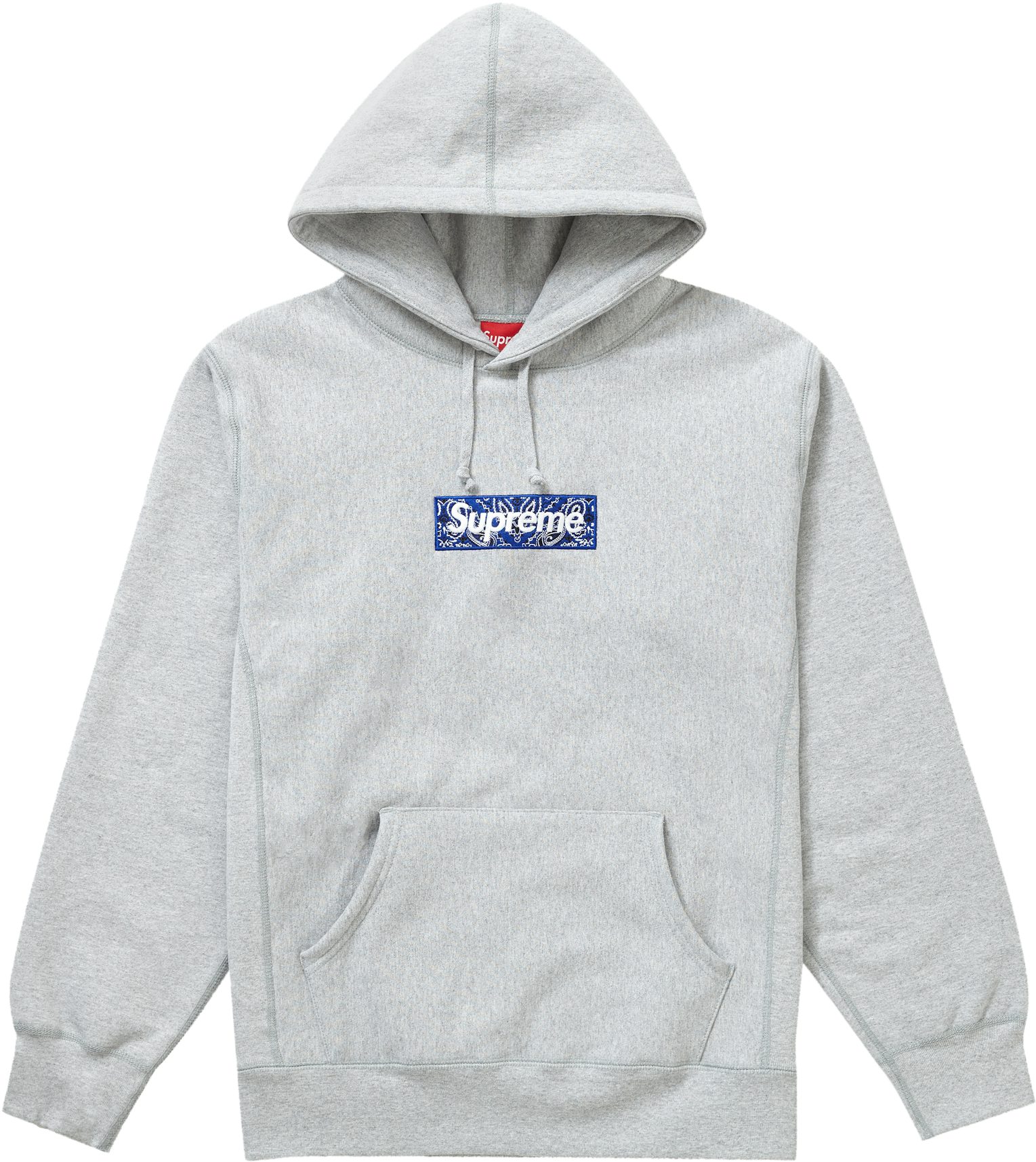 Supreme Inside Out Box Logo Hooded Sweatshirt Heather Grey Men's - SS23 - US