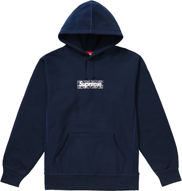 Supreme Bandana Sweater Navy Blue (SS18) Men's SZ XL Authentic
