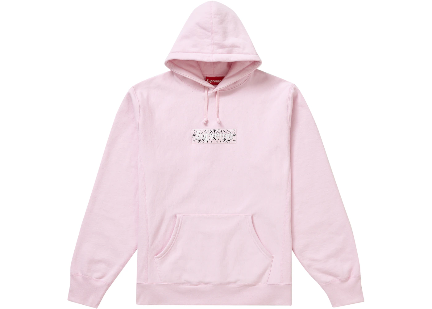 Moske Hør efter dump Supreme Bandana Box Logo Hooded Sweatshirt Pink - FW19 - US