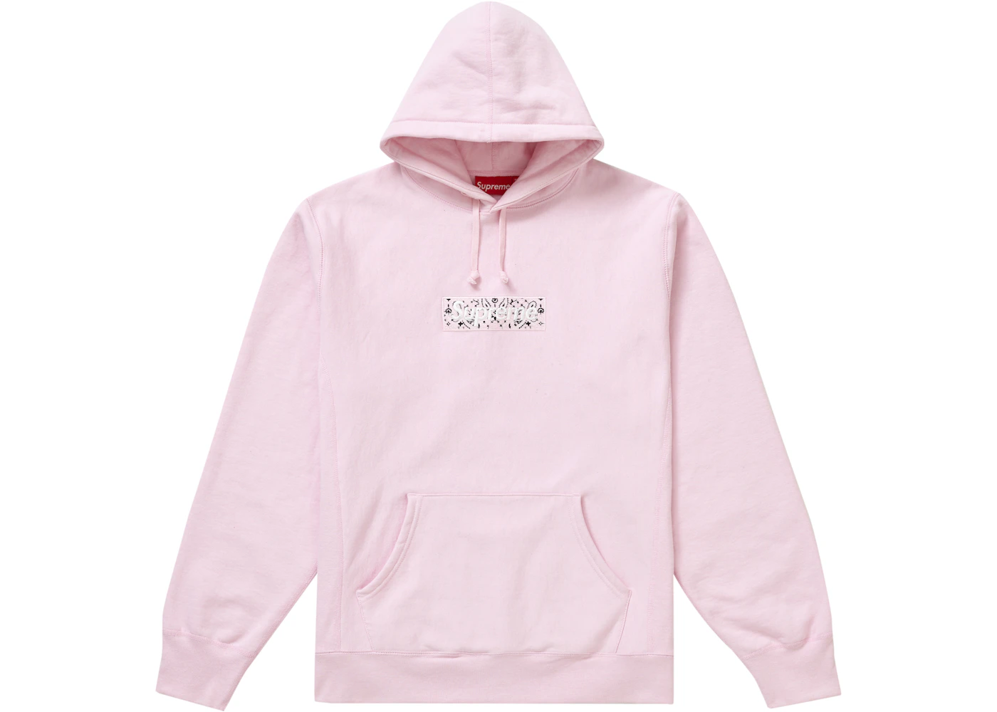 Supreme Bandana Box Logo Hooded Sweatshirt Pink Fw19 Supreme Bandana Box Logo Hooded Sweatshirt Pink Fw19