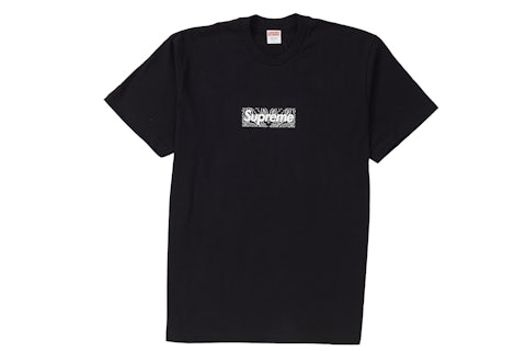 Supreme Bandana Box Logo Tee Black Men's FW19 US