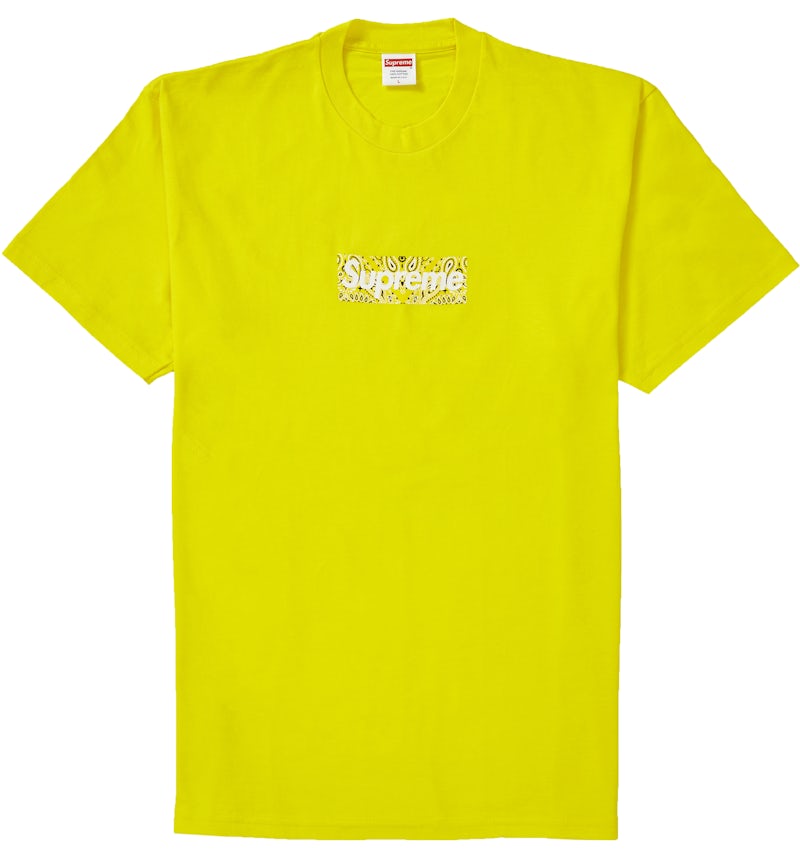 Logo Tee Yellow Supreme Bogo Supreme T-Shirt, Size M
