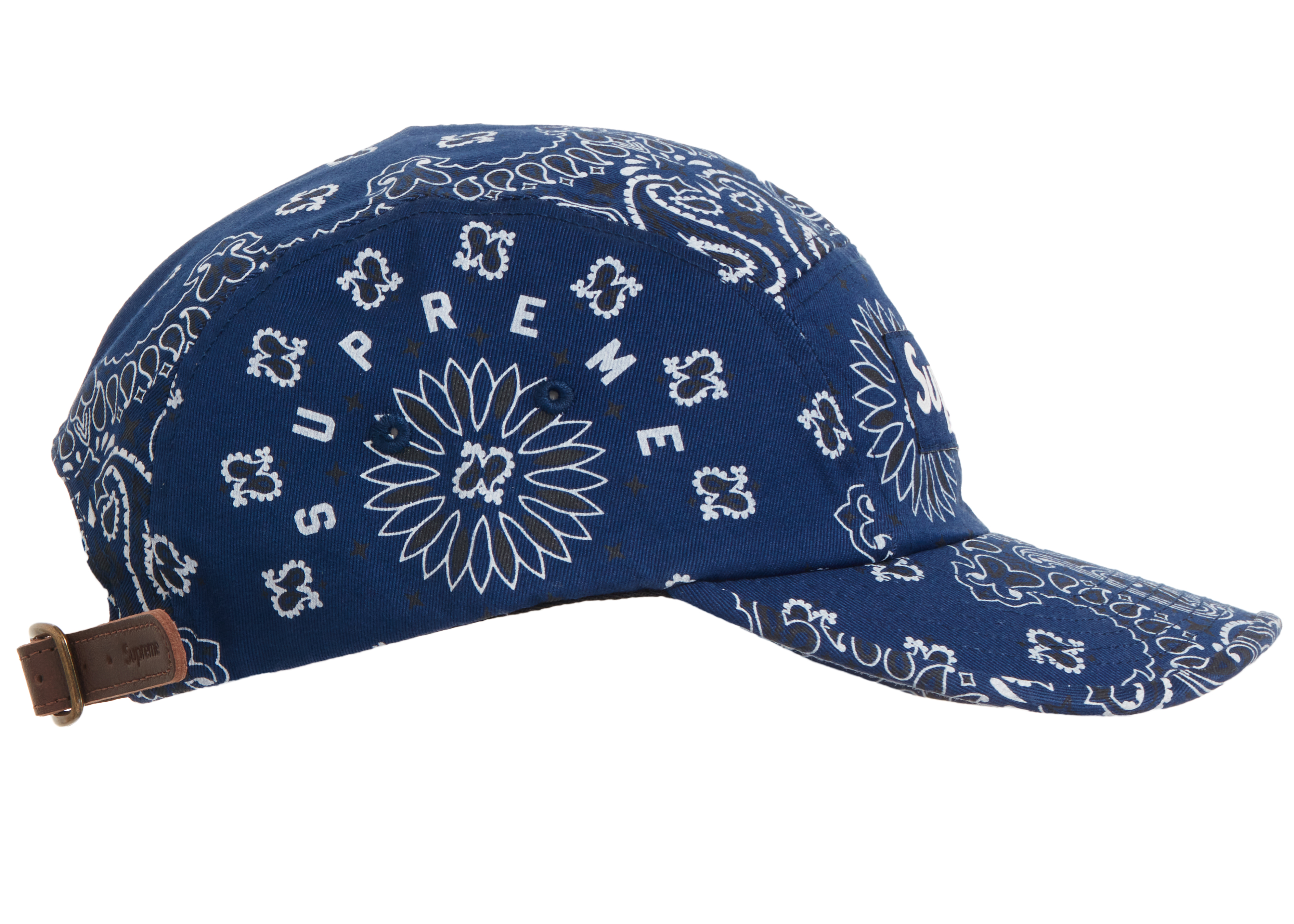 Supreme Bandana Camp Cap Navy - SS21 - CN