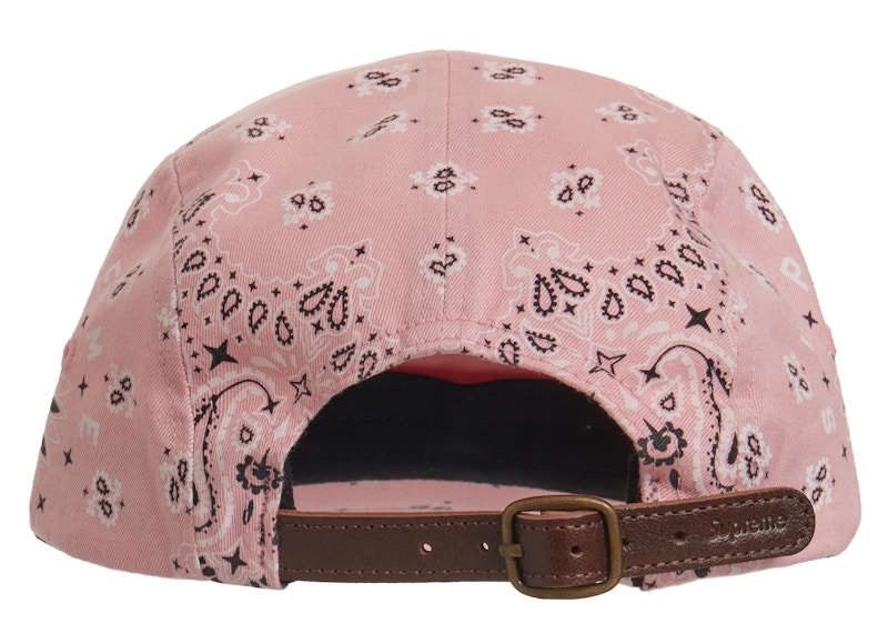 Supreme Bandana Camp Cap Pink - SS21 - GB