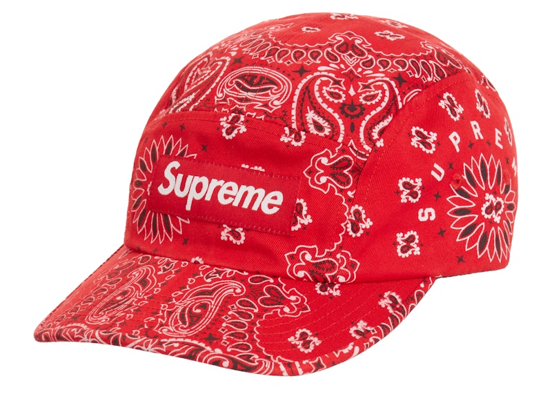 supreme 21 ss bandana camp cap-