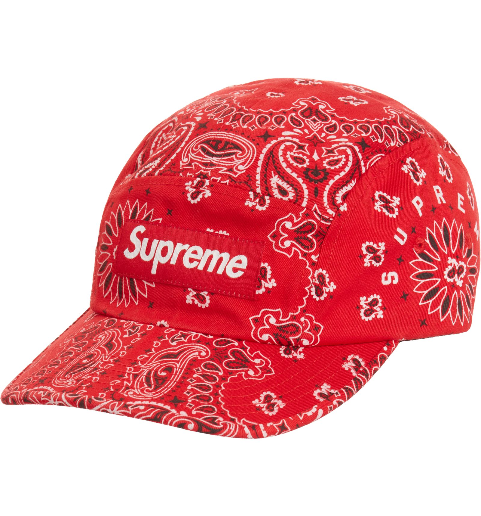 Red supreme baseball cap Clearance