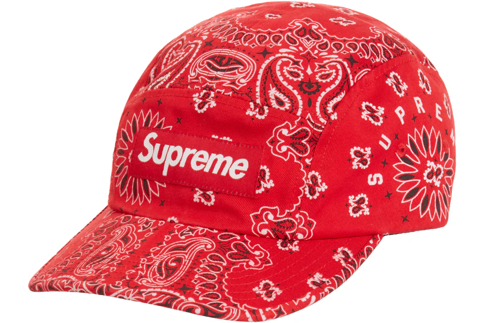 Red supreme bandana beanie Clearance