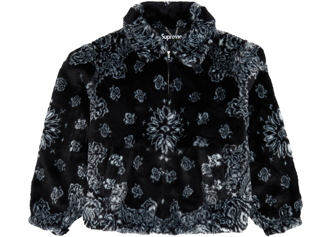 Faux fur bandana jacket Clearance