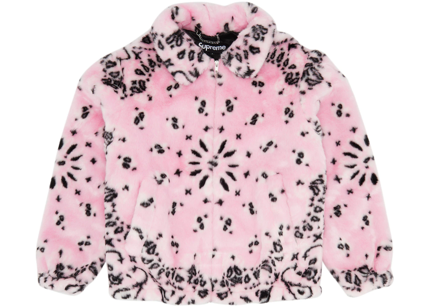 Faux fur bandana jacket Clearance