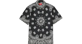 Supreme Bandana Silk S/S Shirt Black