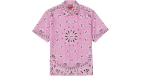 Supreme Bandana Silk S/S Shirt Pink