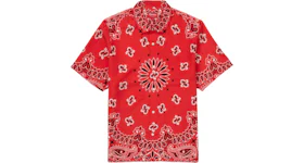 Supreme Bandana Silk S/S Shirt Red