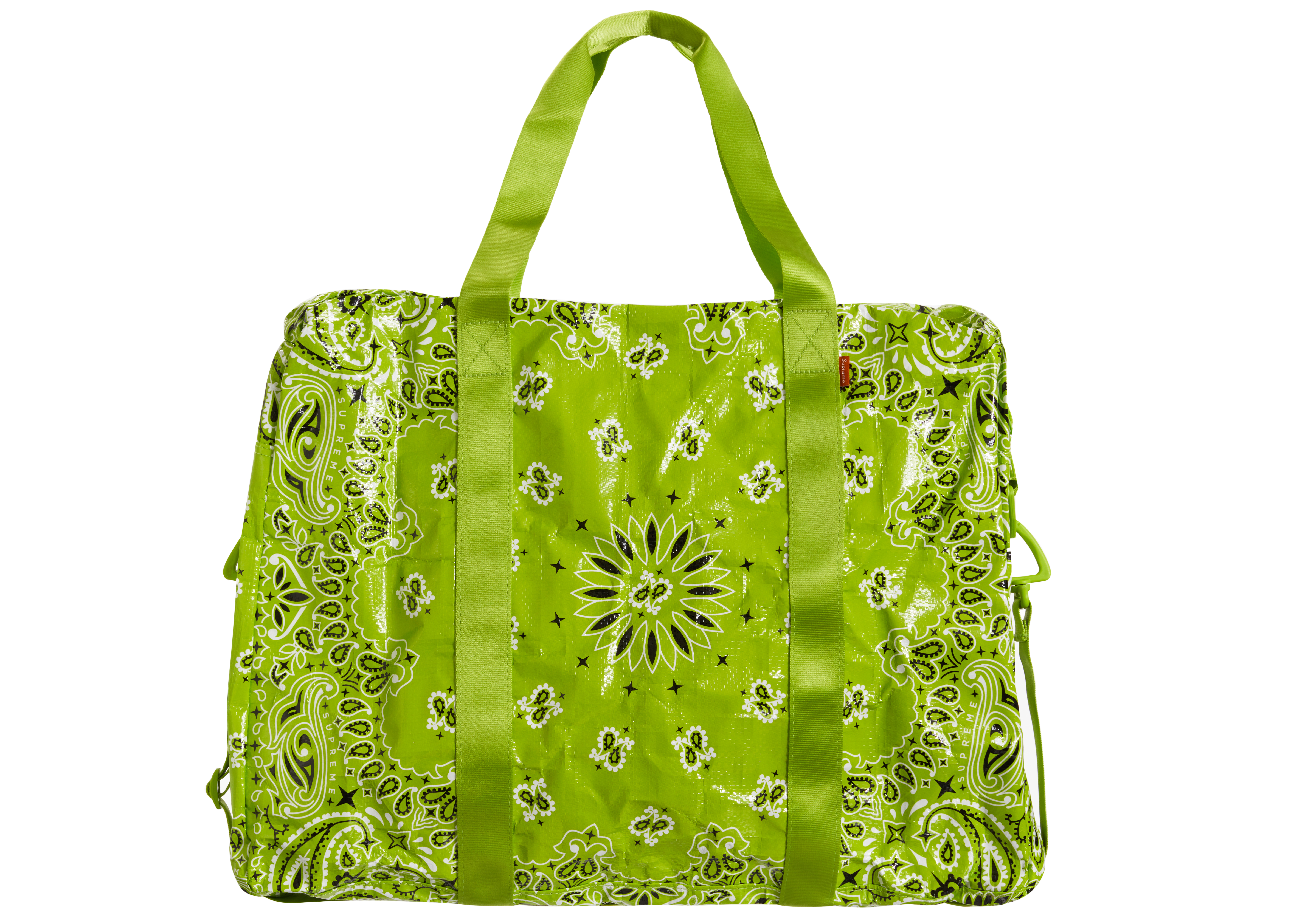 Supreme Bandana Tarp Large Duffle Bag Bright Green - SS21 - US