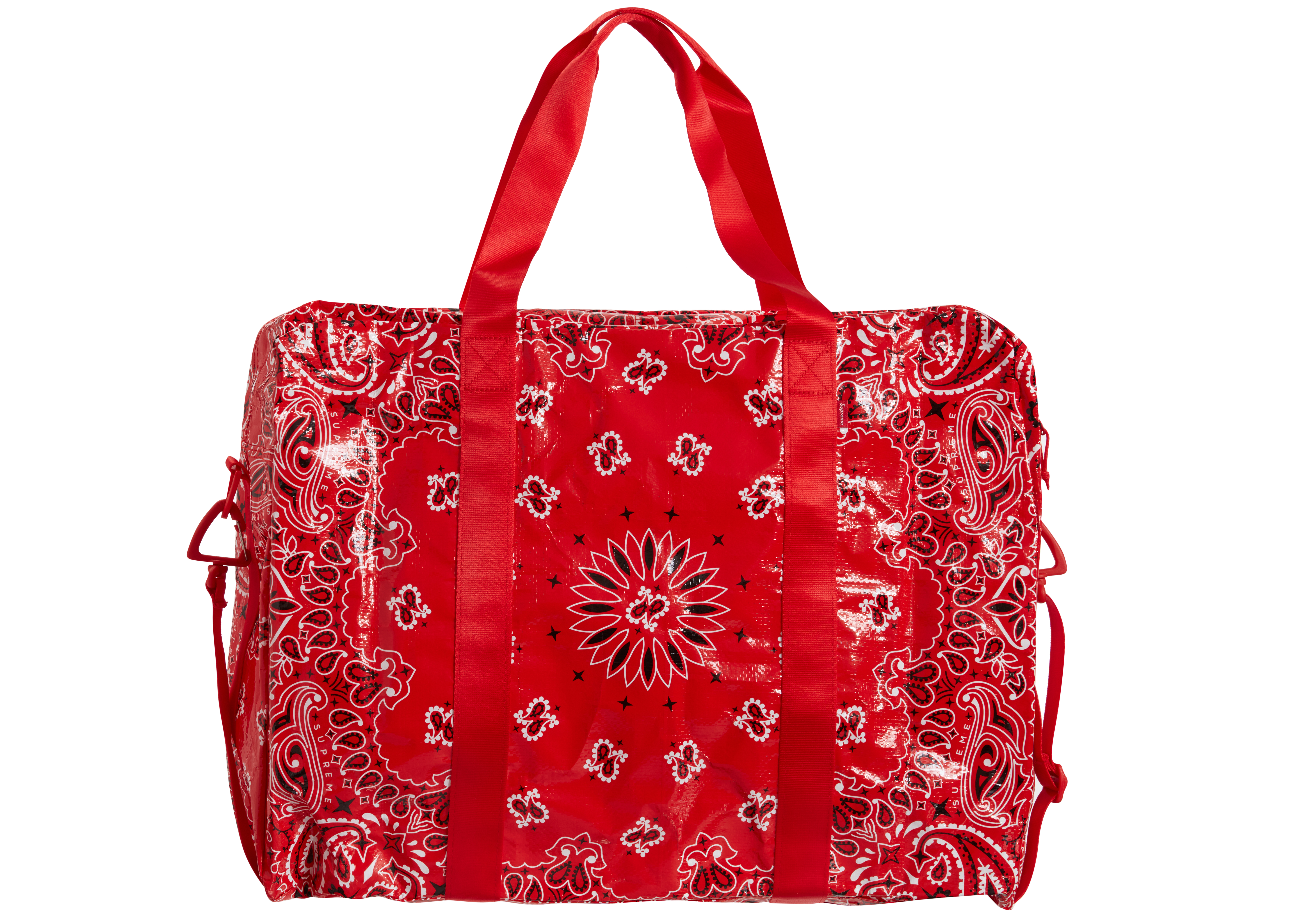 Supreme Bandana Tarp Large Duffle Bag Red - SS21 - US