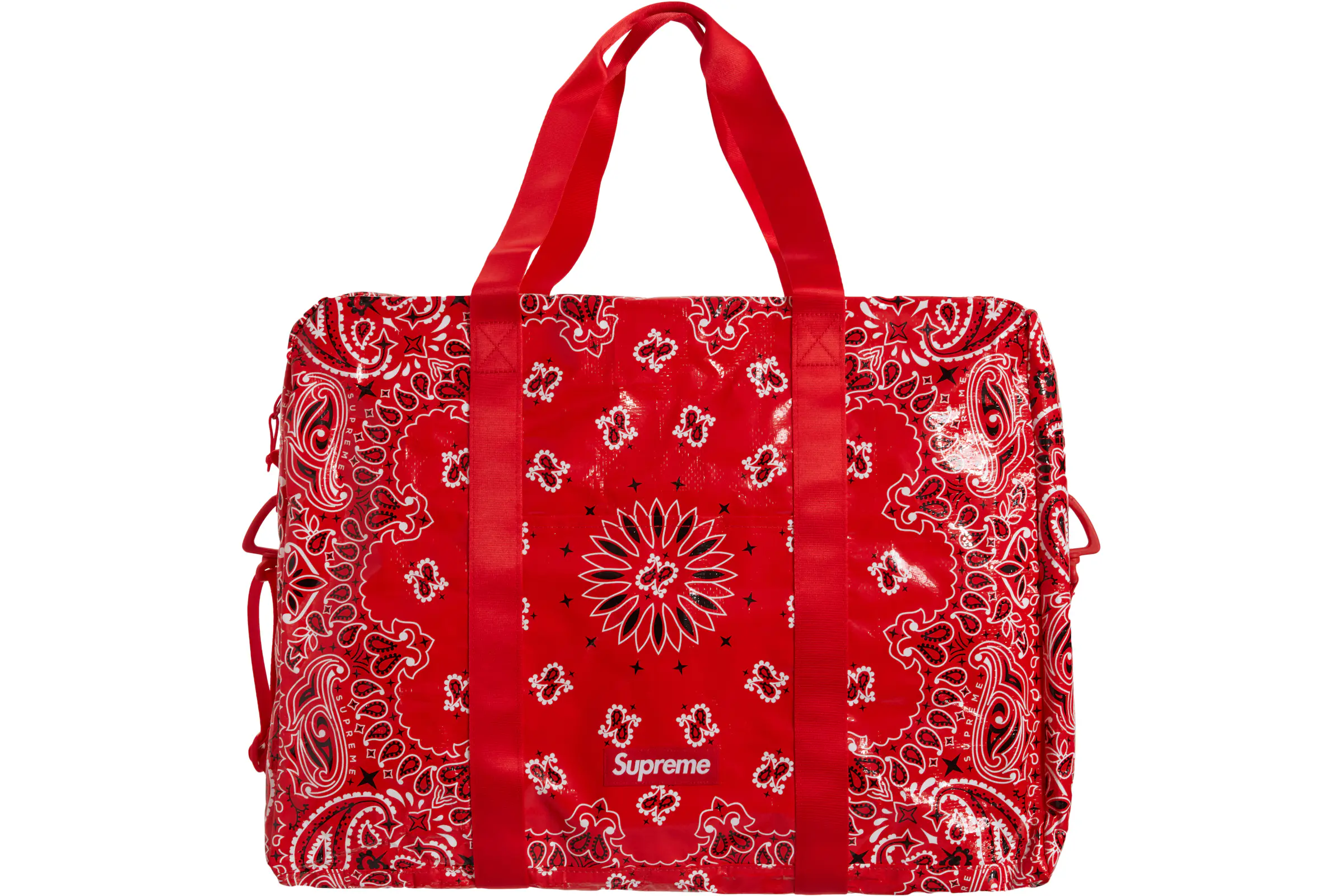Supreme Bandana Tarp Large Duffle Bag Red - SS21 - CN