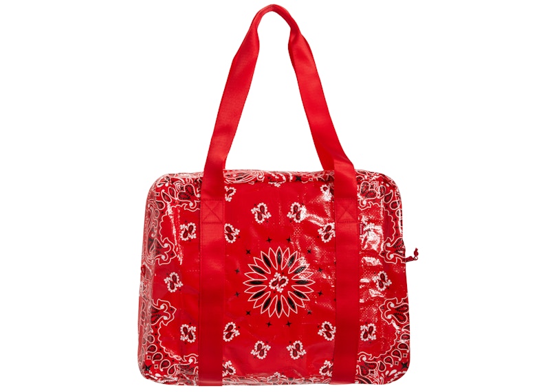 Supreme Bandana Tarp Small Duffle Bag Red - SS21 - GB