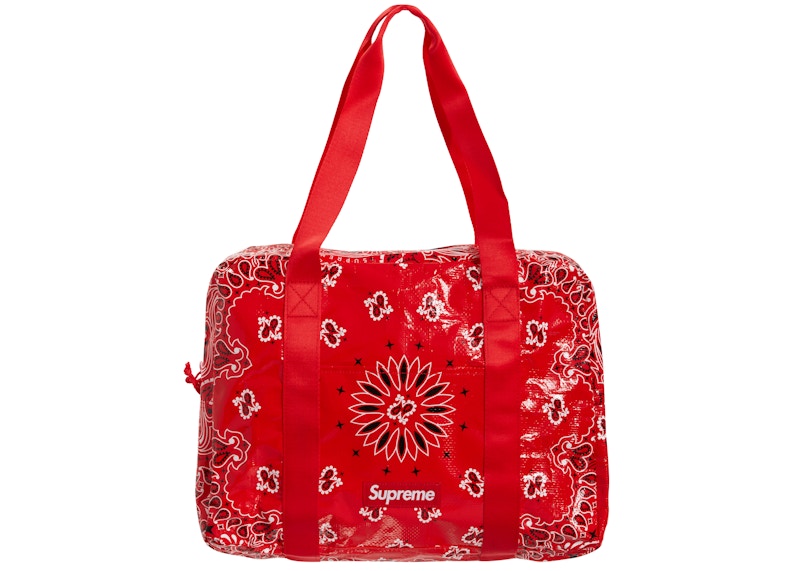 SUPREME Bandana Tarp Small Duffle Bag