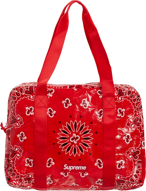 Supreme Bandana Tarp Side Bag - Red for Men