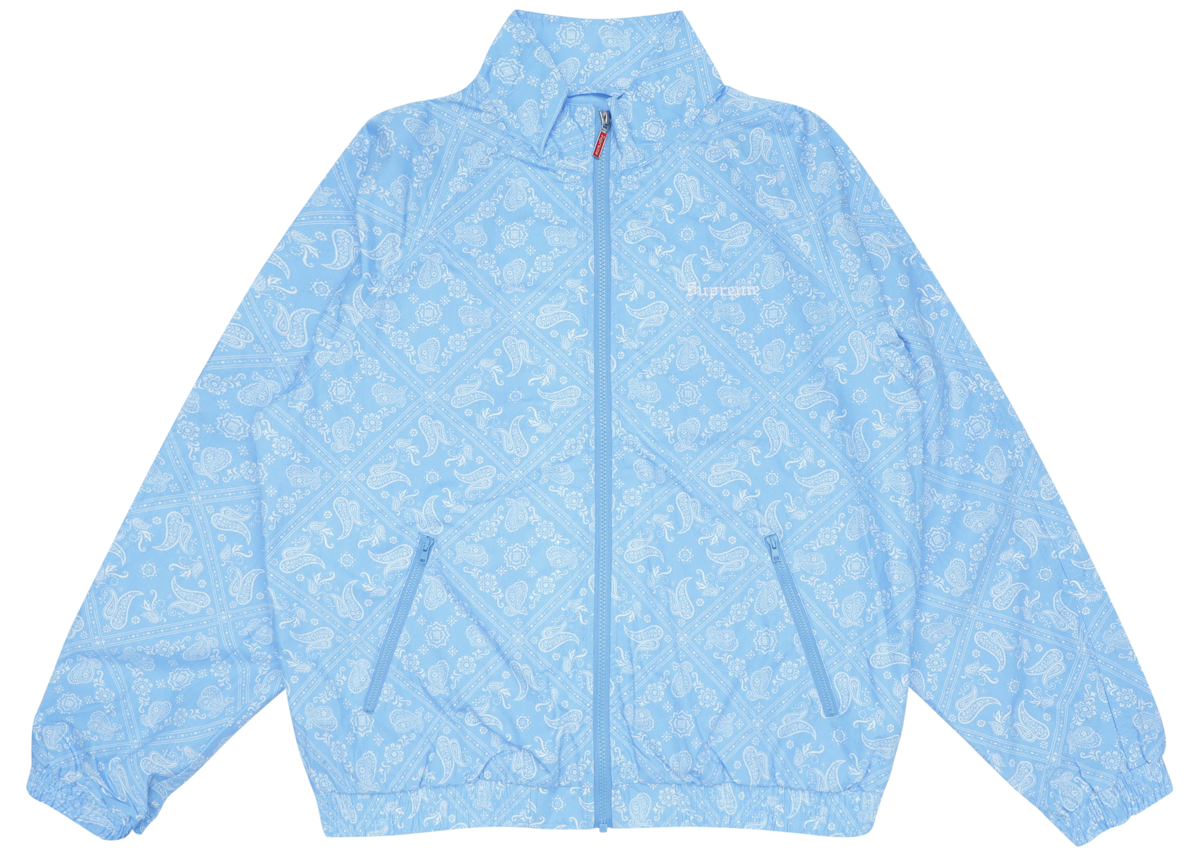 supreme bandana track jacket Light Blueジャケット/アウター 