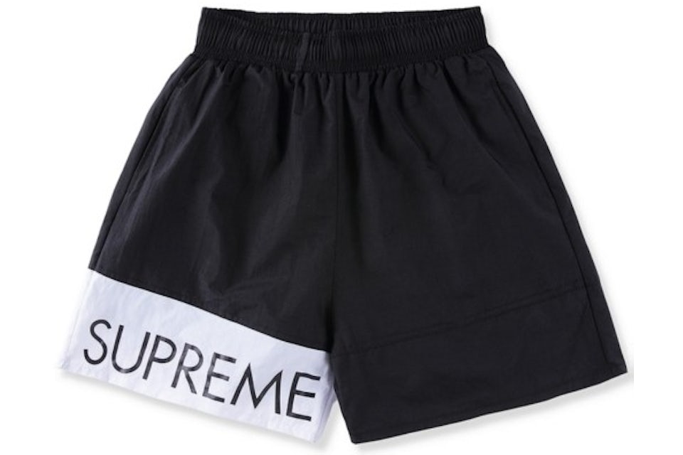 Black supreme swim trunks Clearance