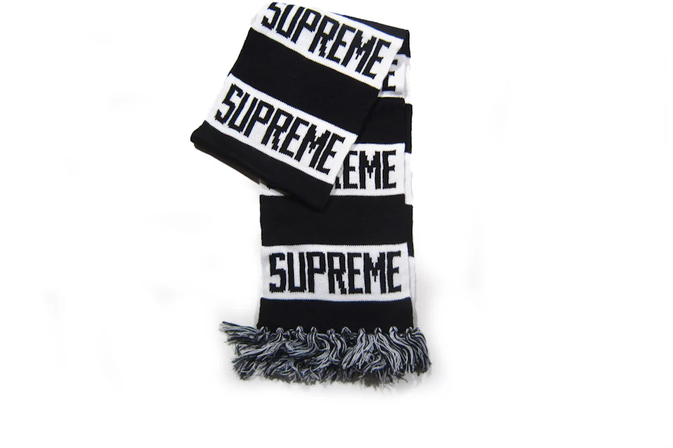 Supreme Bar Stripe Scarf Black