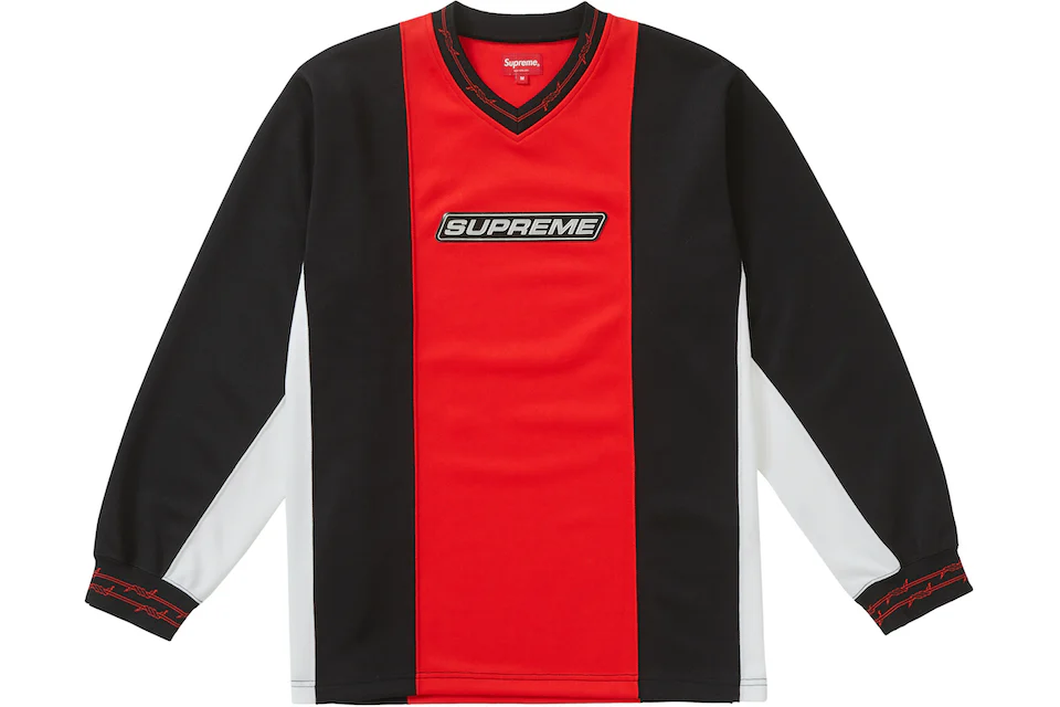 Supreme Barbed Wire Moto Jersey Red