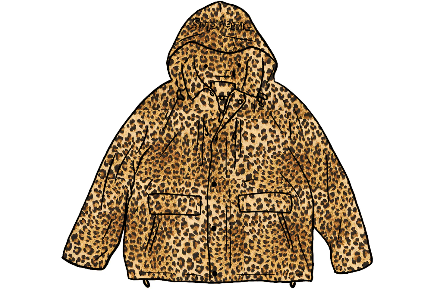 Supreme Barbour Lightweight Waxed Cotton Field Jacket Leopard - SS20 - IT
