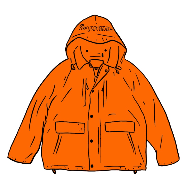 Supreme Barbour Lightweight Waxed Cotton Field Jacket Orange ...