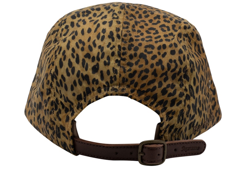 Supreme Barbour Waxed Cotton Camp Cap Leopard