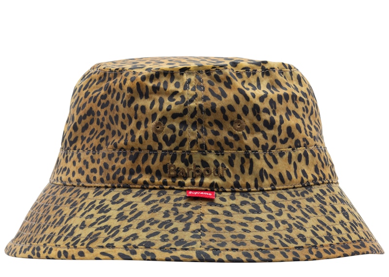 Supreme Barbour Waxed Cotton Crusher Leopard