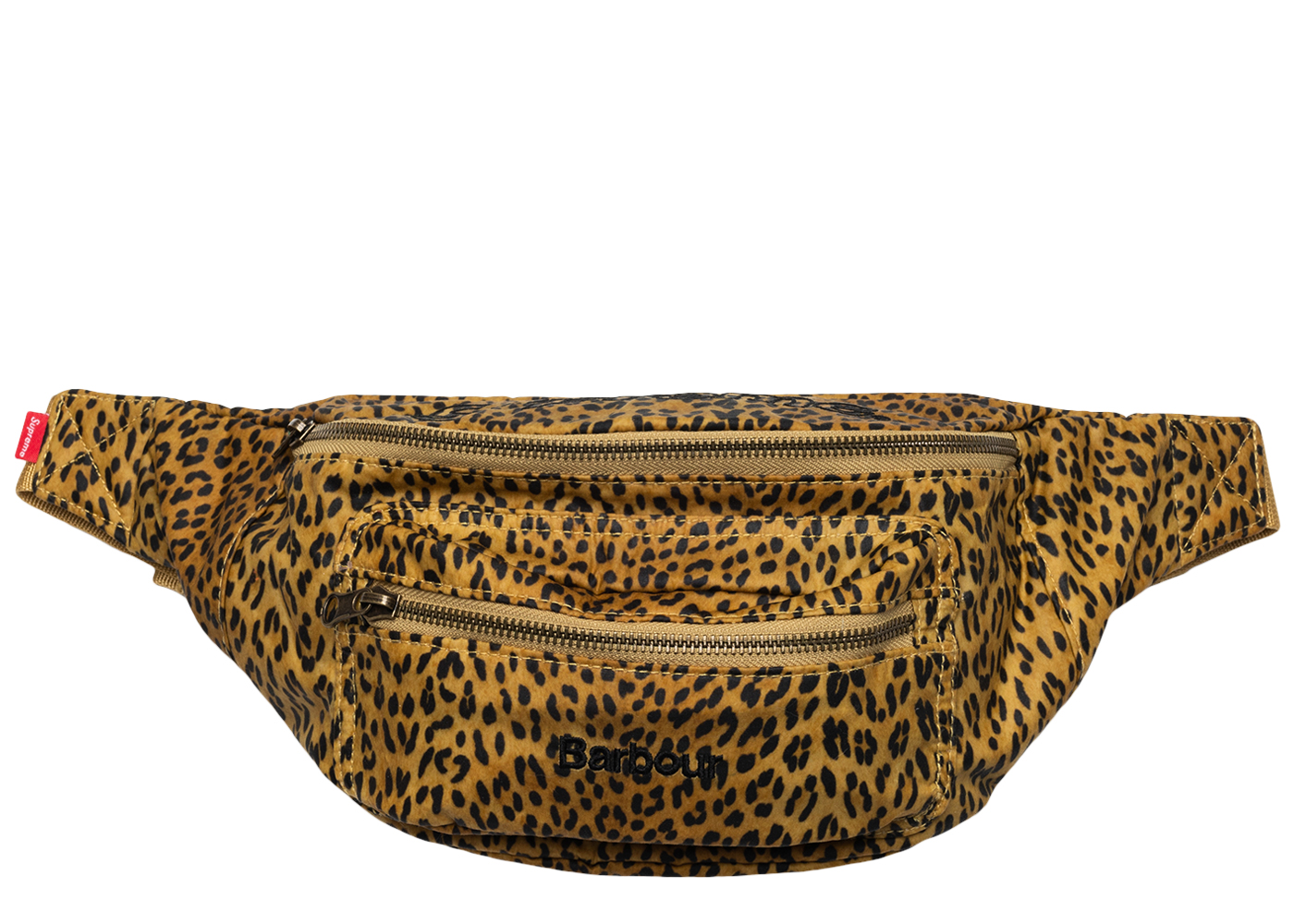 Supreme Barbour Waxed Cotton Waist Bag Leopard - SS20 - US