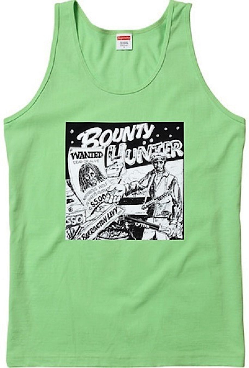 Supreme Barrington Levy Jah Life Bounty Hunter Tank Top Acid Men's