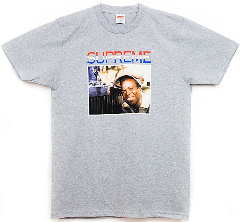 Supreme Barrington Levy Jah Life Englishman Tee Grey Hombre - SS16