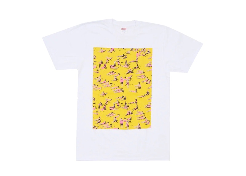 supreme plant tee white