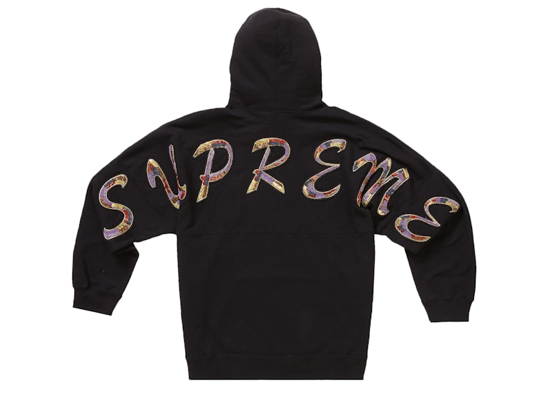 Supreme Beaded Hooded Sweatshirt 黒 S | labiela.com