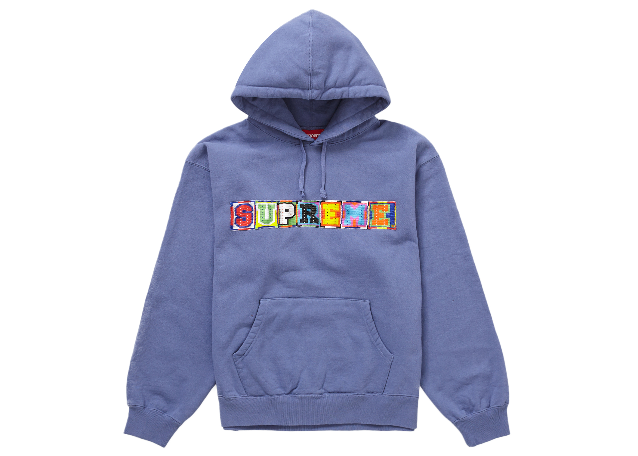 Supreme Beaded Hooded Sweatshirt (SS23) Light Purple Men's - SS23 - US