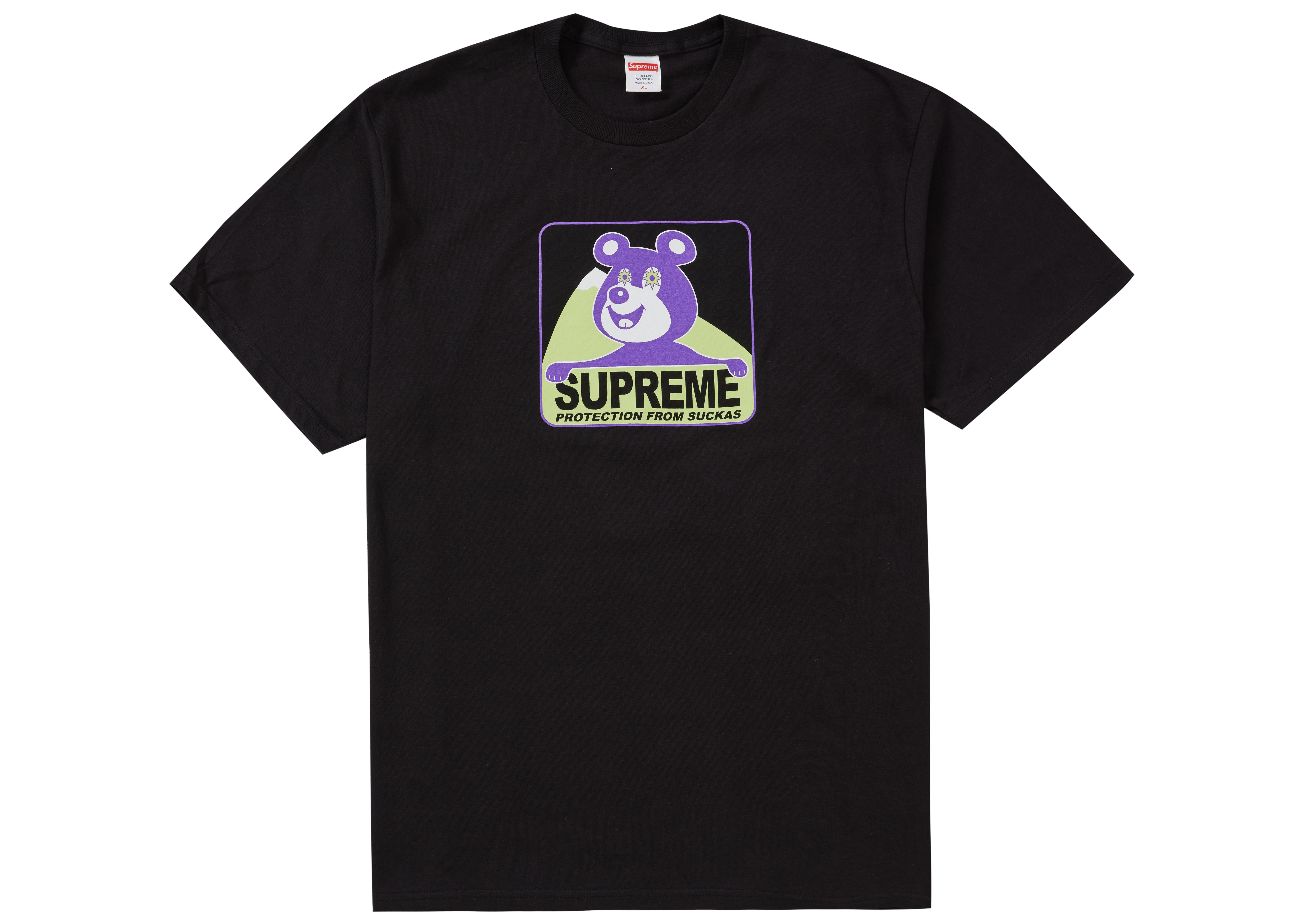 Supreme Bear Tee Black Men's - FW20 - US