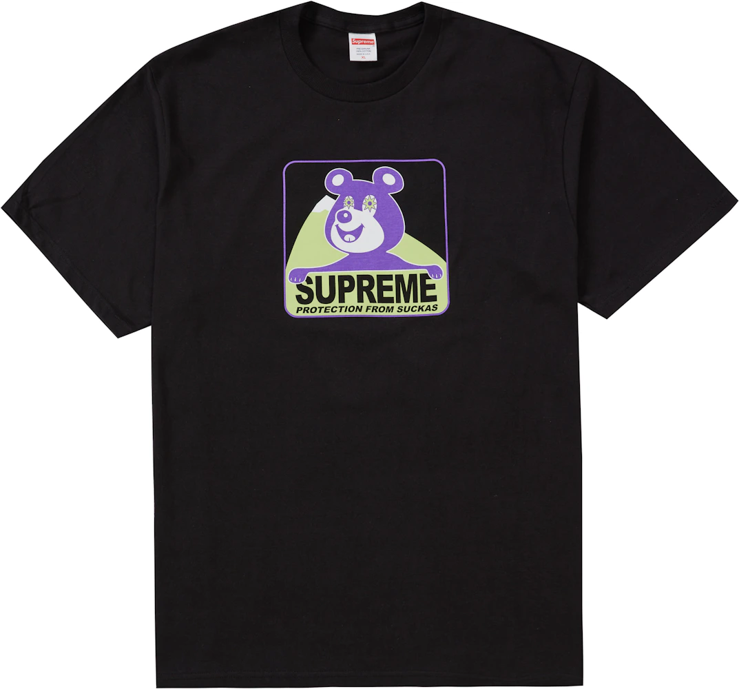 supreme lv teddy bear t shirt