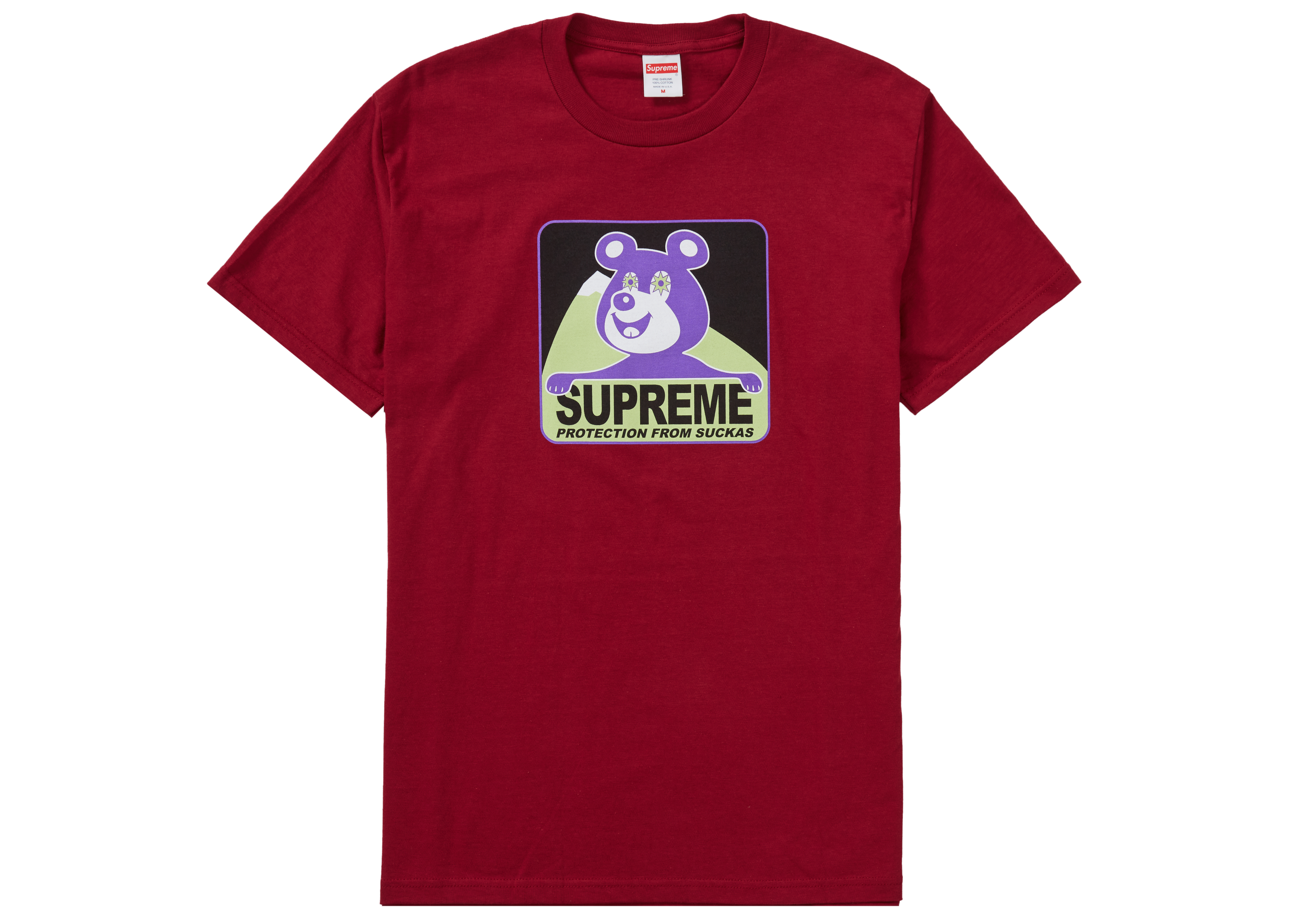特価爆買いsupreme Bear Tee Cardinal Mサイズ 新品未使用 Tシャツ/カットソー(半袖/袖なし)