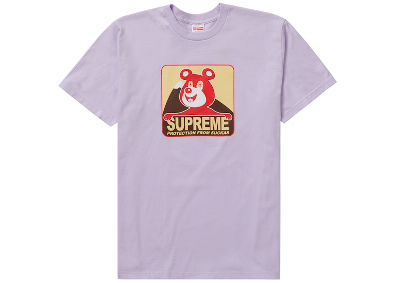 お得国産supreme Bear Tee Light Purple Tシャツ/カットソー(半袖/袖なし)