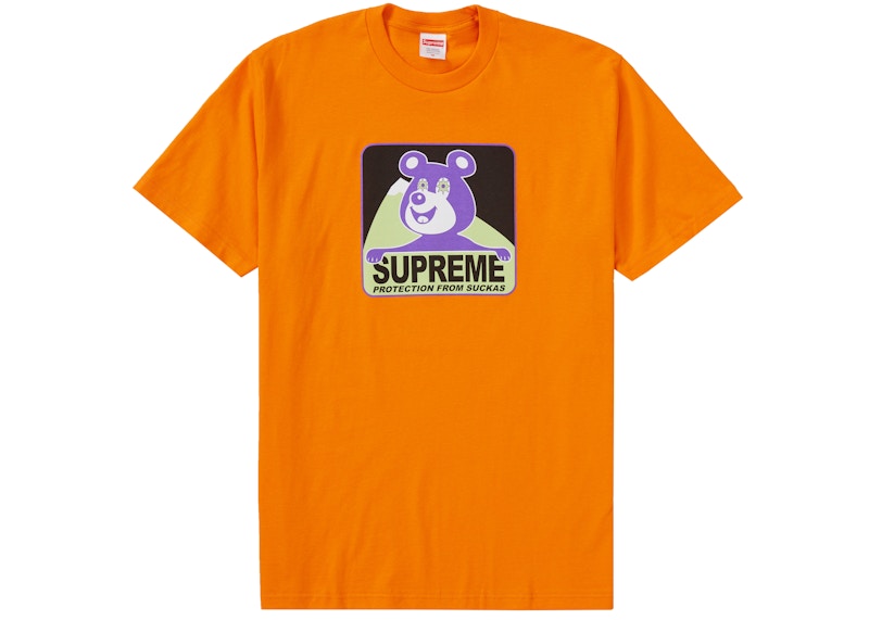 Supreme Bear Tee Orange Men's - FW20 - US