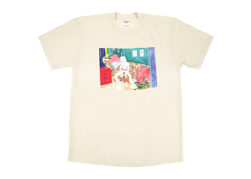 Supreme Bedroom Tee Natural Men's - FW18 - US