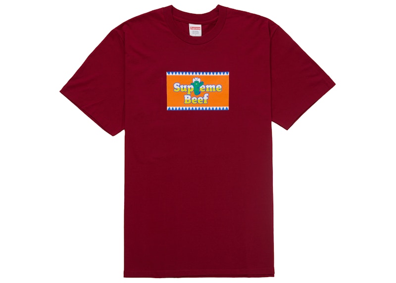 【Supreme】Beef T-Shirt★Cardinal★25SS★ Supreme Beef Tee Cardinal Men's - SS25 - US