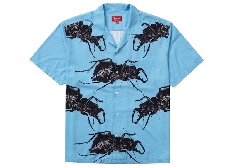 Supreme Beetle S/S Shirt Blue Men's - SS21 - US